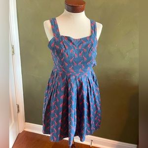 Cooperative Women’s 10 Giraffe sleeveless cotton dress Size 4